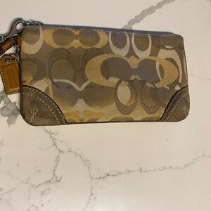 Coach Signature wristlet